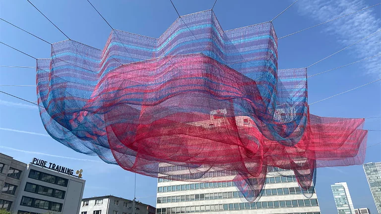 Frankfurts Konsti bekommt einen Himmel aus Fäden