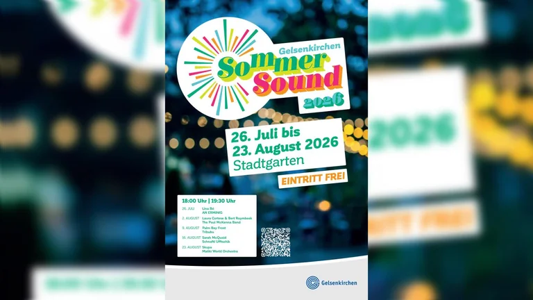 SommerSound im Stadtgarten: Sonntage bis 23. August