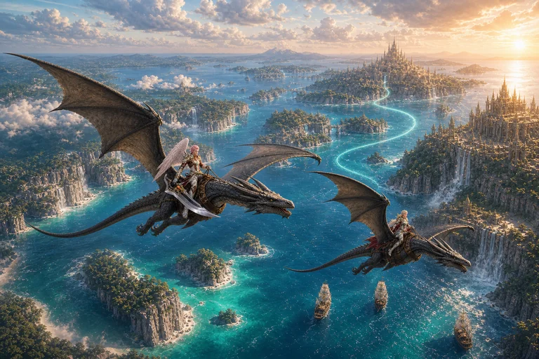 Konzeptbild 3 des Lineage2AI-KI-MMORPG