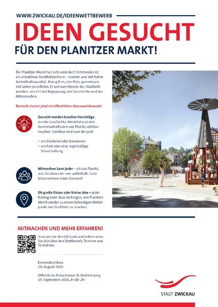 Zwickau: Planitzer wählen am 19. September ihre Marktidee